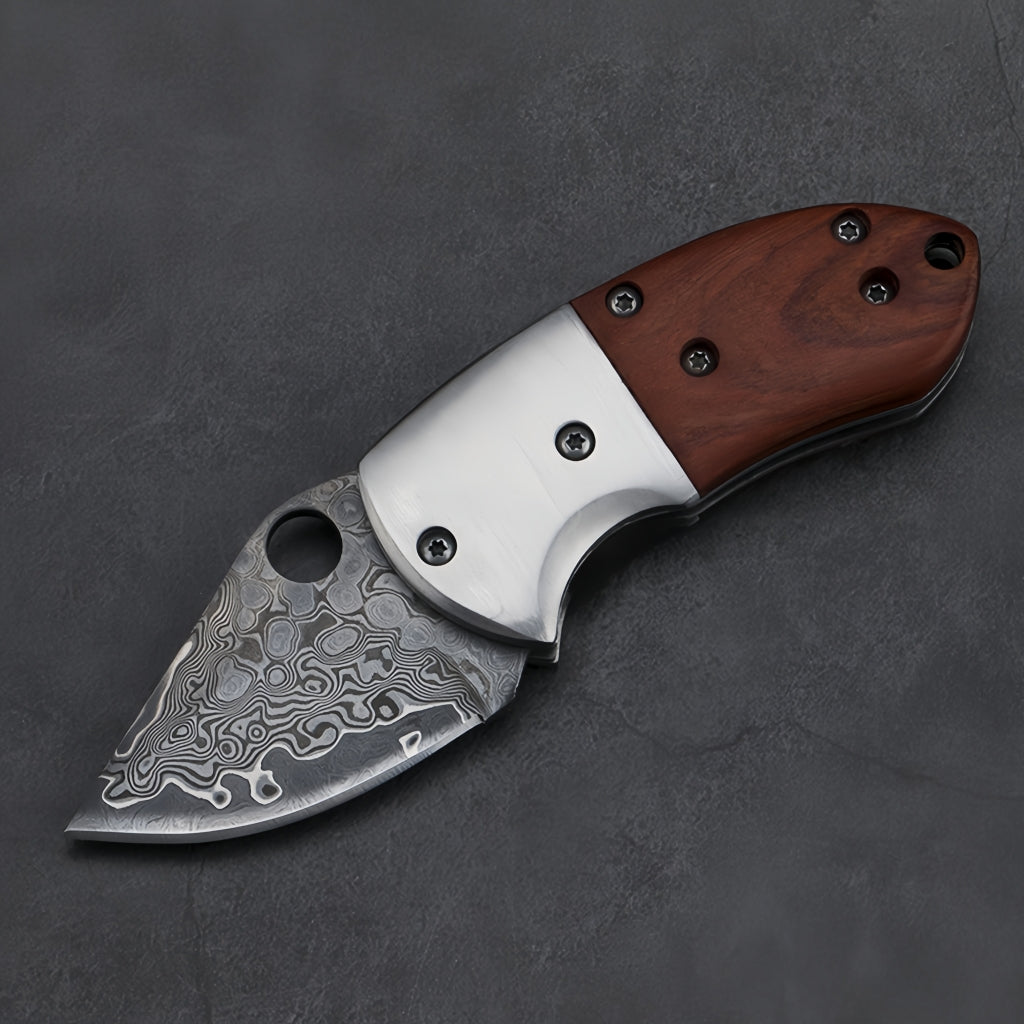 Damascus Steel EDC Mini Knife -DMMN03 - A reliable and versatile product for various needs