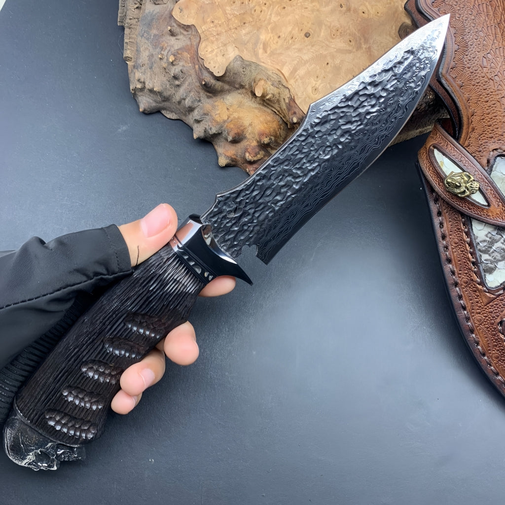 Damascus Steel Fixed Blade Knife - DMS04 - A reliable and versatile product for various needs