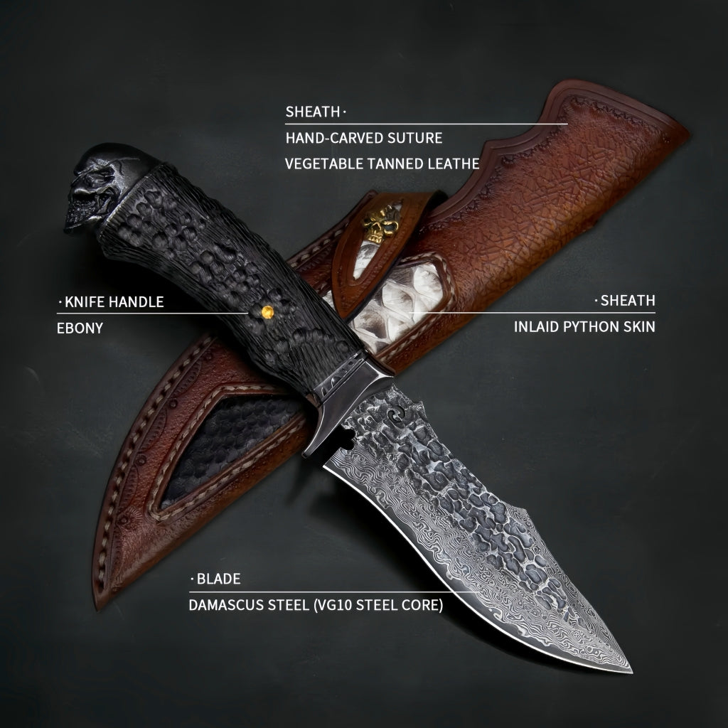 Damascus Steel Fixed Blade Knife - DMS04 - A reliable and versatile product for various needs