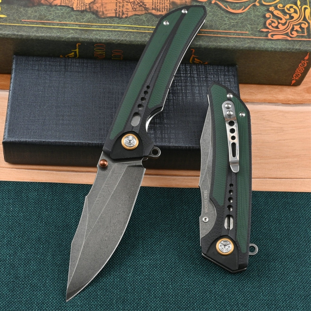 Wootz steel Folding Knife - FK21 - A reliable and versatile product for various needs