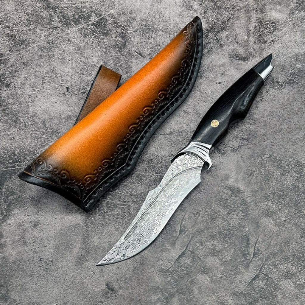 VG10 Damascus Blade Hunting Knife - DMS34 - A reliable and versatile product for various needs