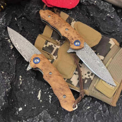 VG10 Damascus Pocket Knife - DMF12 - A reliable and versatile product for various needs