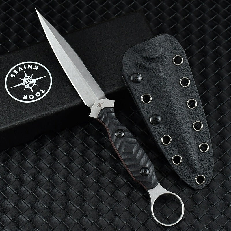 D2 steel double-edged self-defense knife-SK38