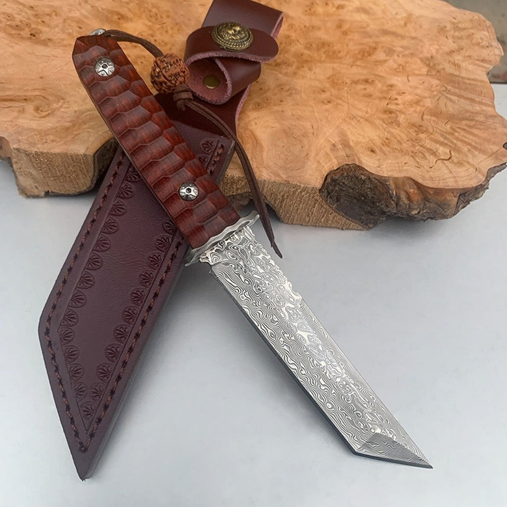 VG10 Damascus Blade Fixed Blade Knife - DMS33 - A reliable and versatile product for various needs