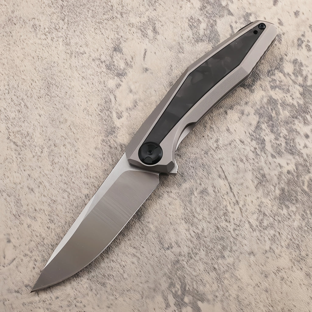 CPM 20CV Steel Titanium Handle Folding Knife - FK34 - A reliable and versatile product for various needs