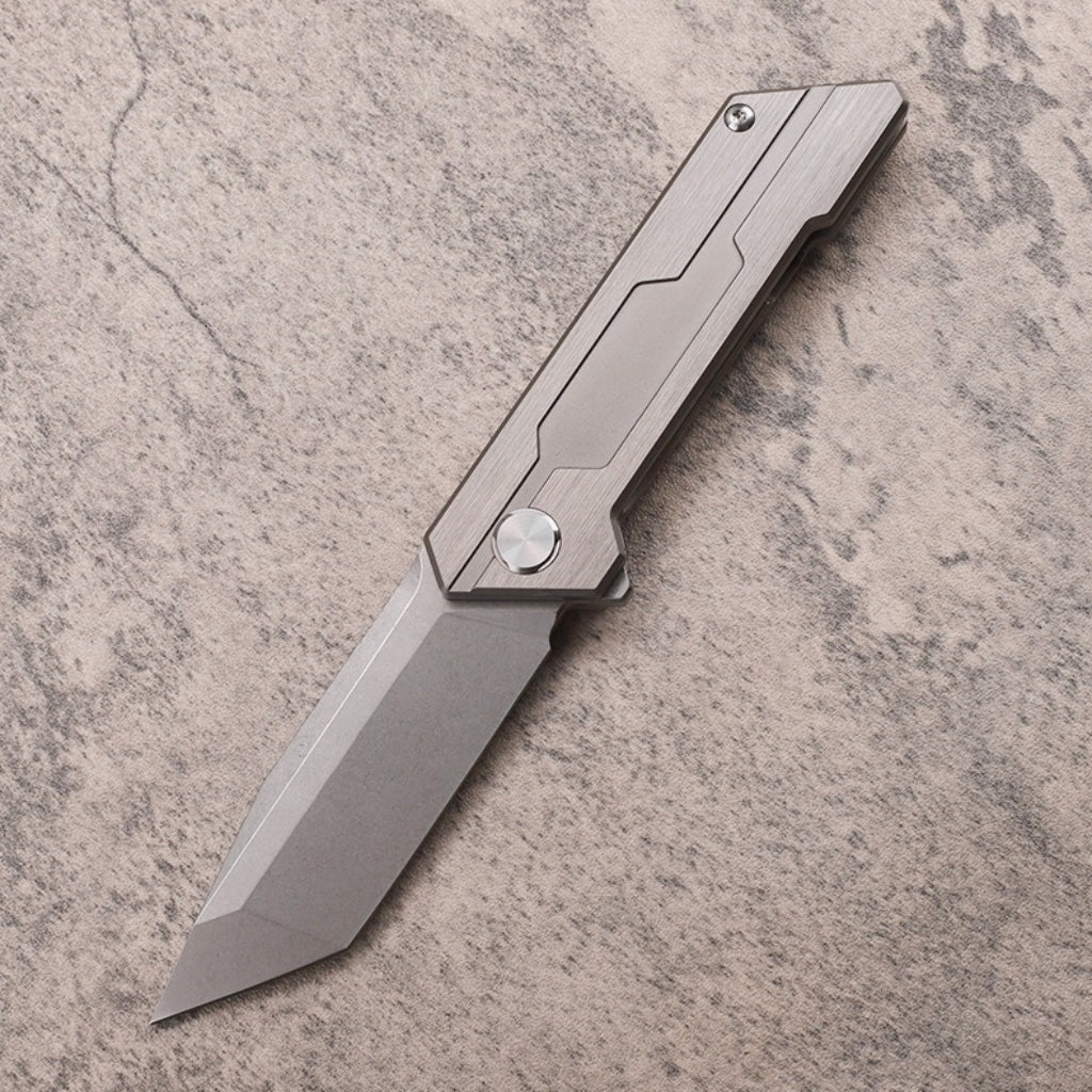 14C28N Steel Titanium Handle Folding Knife - FK33 - A reliable and versatile product for various needs