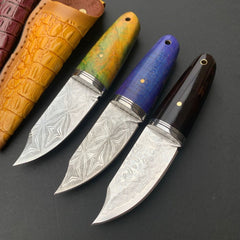 Damascus Steel Fixed Blade Knife - DMS19 - A reliable and versatile product for various needs