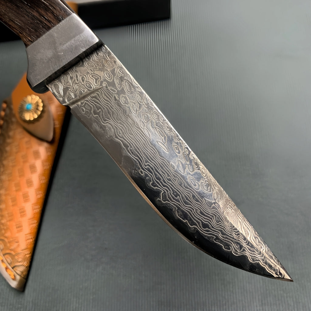 Damascus Steel Fixed Blade Knife - DMS12 - A reliable and versatile product for various needs