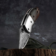 Damascus Steel EDC Mini Knife -DMMN03 - A reliable and versatile product for various needs