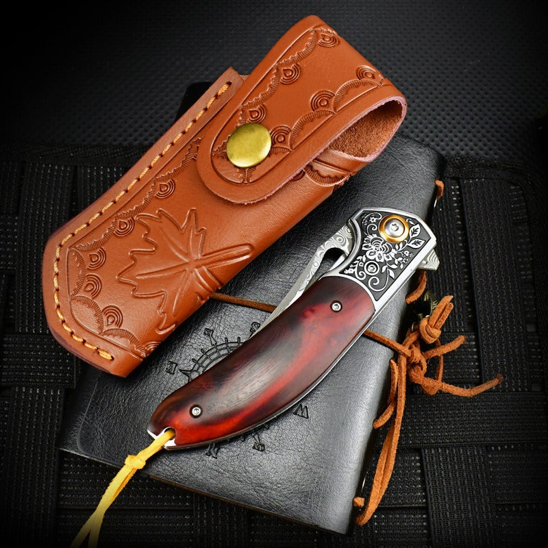 VG10 Damascus Folding Knife - DMF27 - A reliable and versatile product for various needs