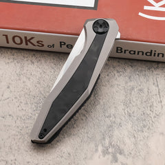 CPM 20CV Steel Titanium Handle Folding Knife - FK34 - A reliable and versatile product for various needs