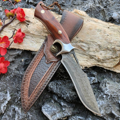 Damascus Steel Fixed Blade Knife - DMS16 - A reliable and versatile product for various needs