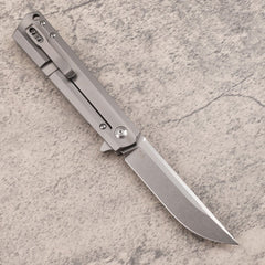 D2 Steel Titanium Handle Folding Knife - FK36