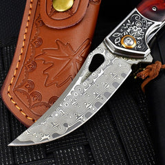 VG10 Damascus Folding Knife - DMF27 - A reliable and versatile product for various needs