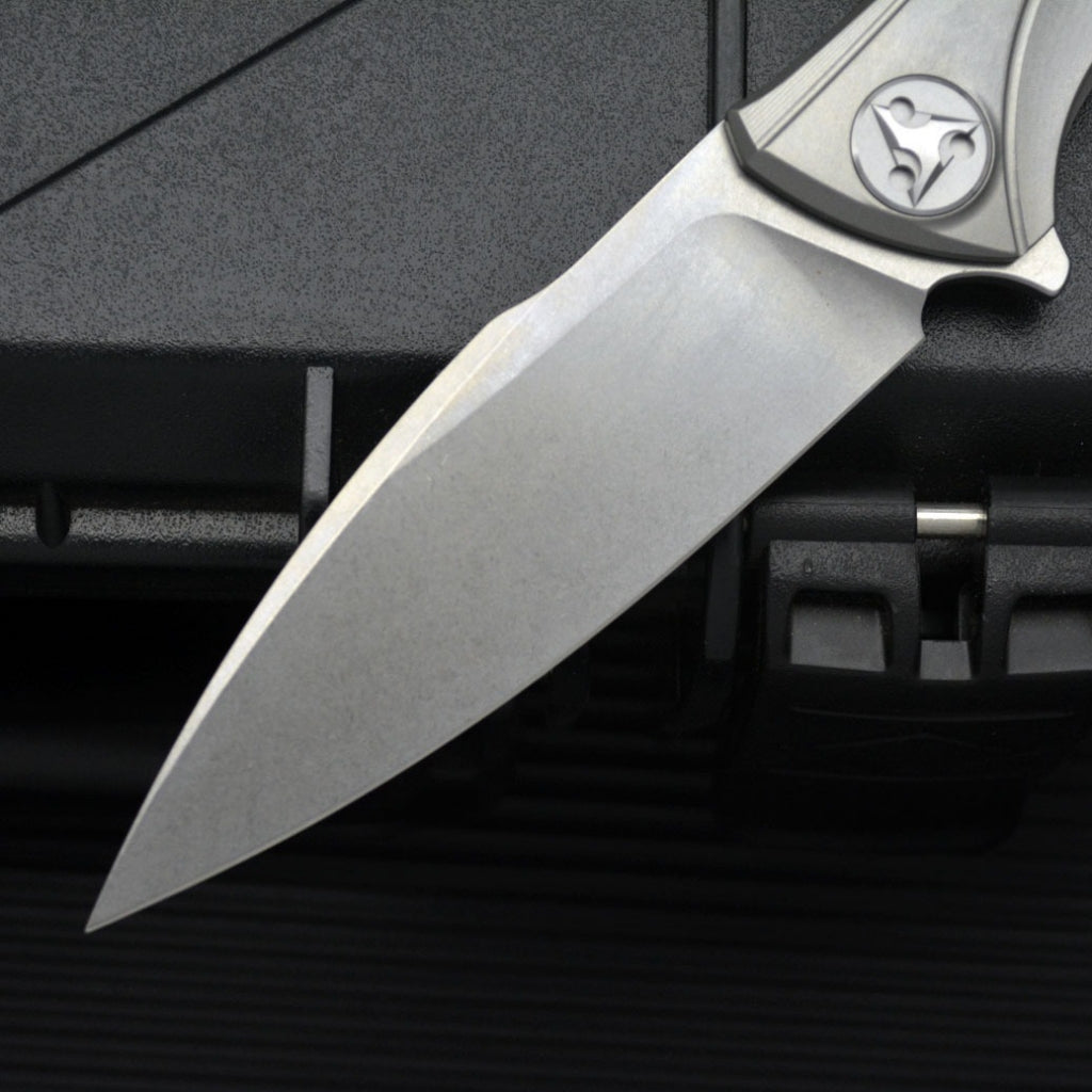 M390 Steel Titanium Handle Folding Knife - FK37