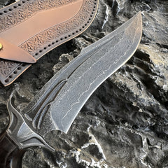 Damascus Steel Fixed Blade Knife - DMS03 - A reliable and versatile product for various needs