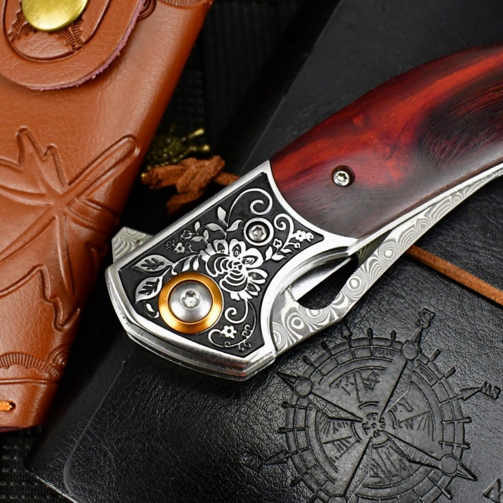 VG10 Damascus Folding Knife - DMF27 - A reliable and versatile product for various needs