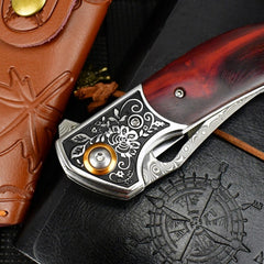 VG10 Damascus Folding Knife - DMF27 - A reliable and versatile product for various needs