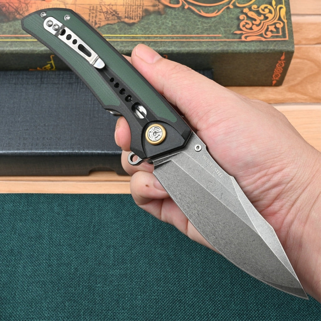 Wootz steel Folding Knife - FK21 - A reliable and versatile product for various needs