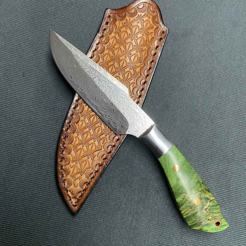 Damascus Steel Fixed Blade Knife - DMS14 - A reliable and versatile product for various needs