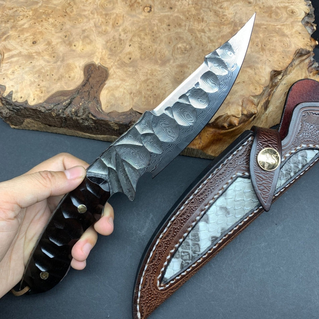 Full Tang Damascus Steel Fixed Blade Knife - DMS22 - A reliable and versatile product for various needs