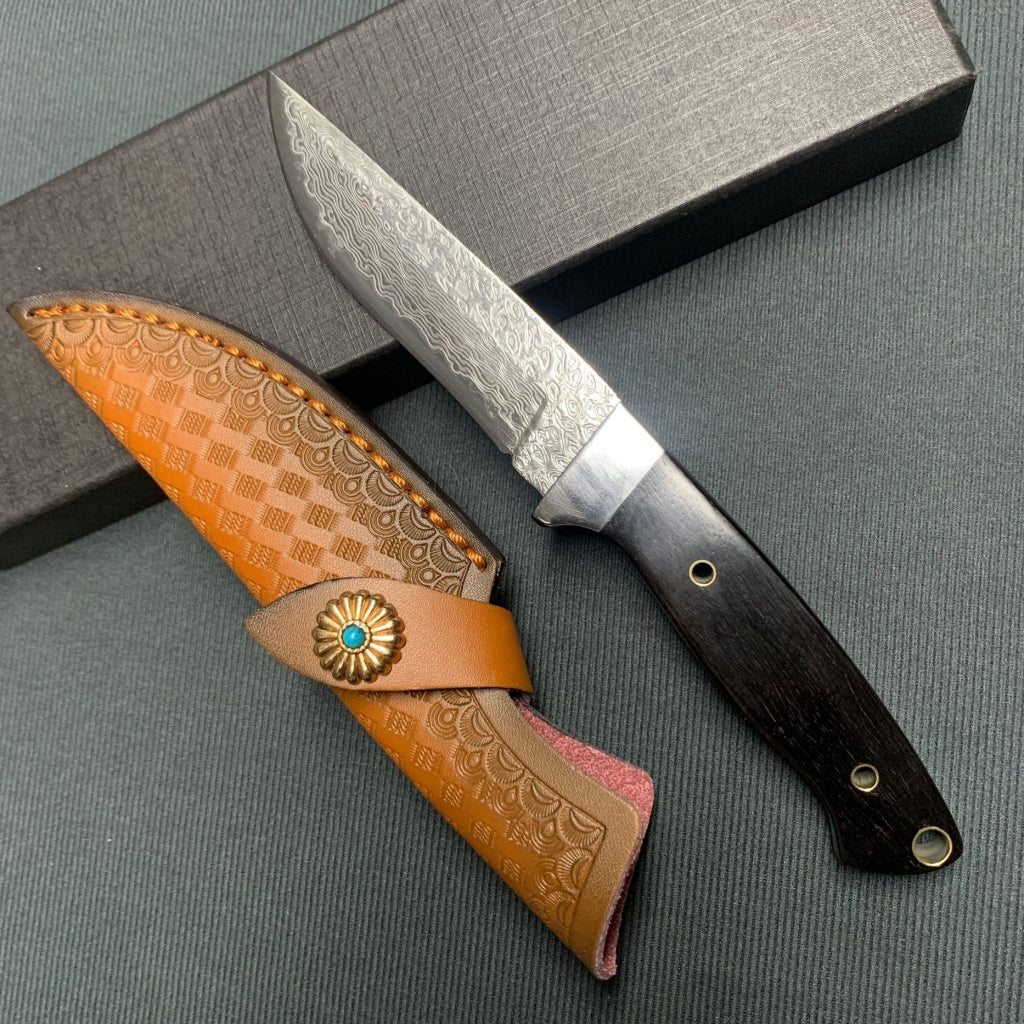 Damascus Steel Fixed Blade Knife - DMS12 - A reliable and versatile product for various needs