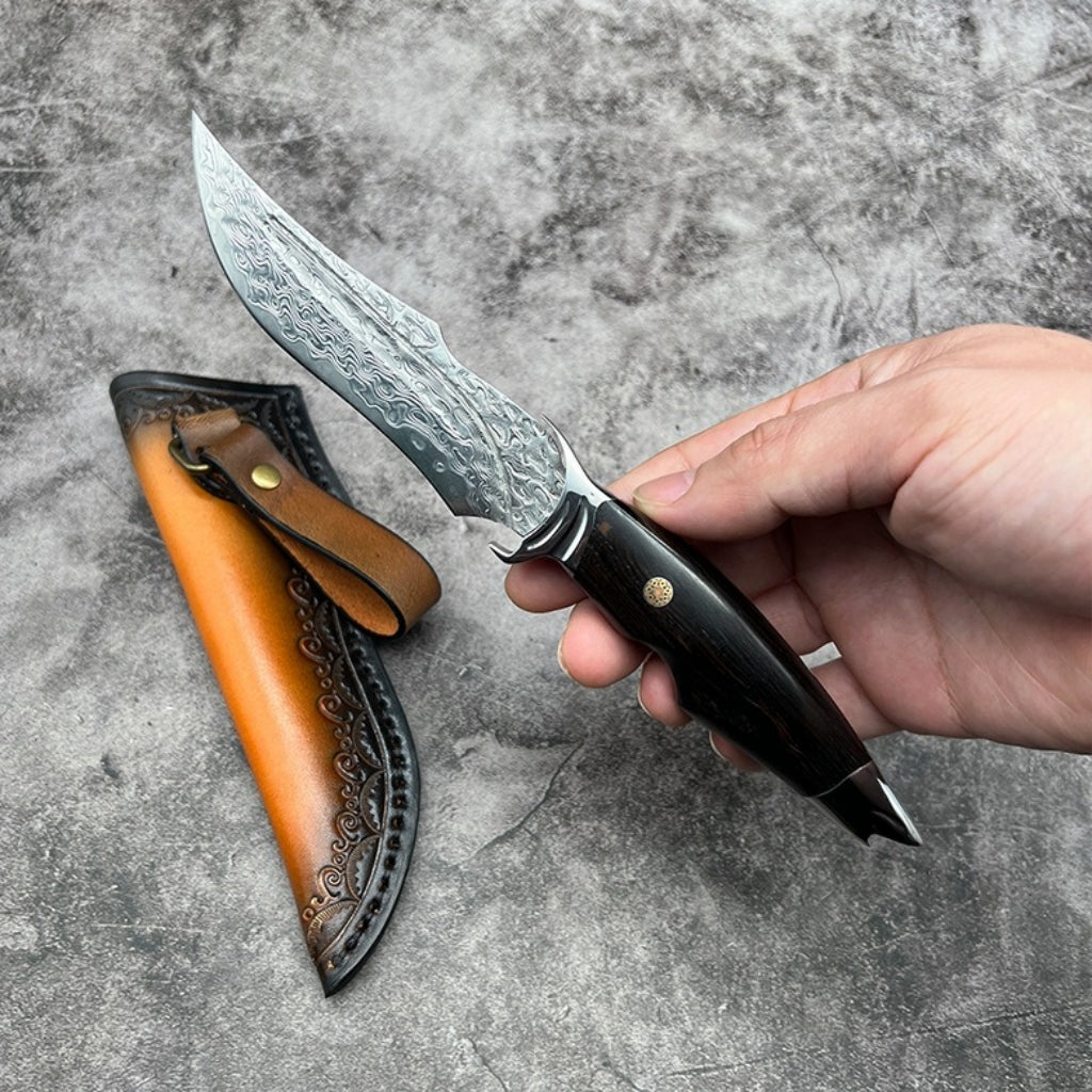 VG10 Damascus Blade Hunting Knife - DMS34 - A reliable and versatile product for various needs