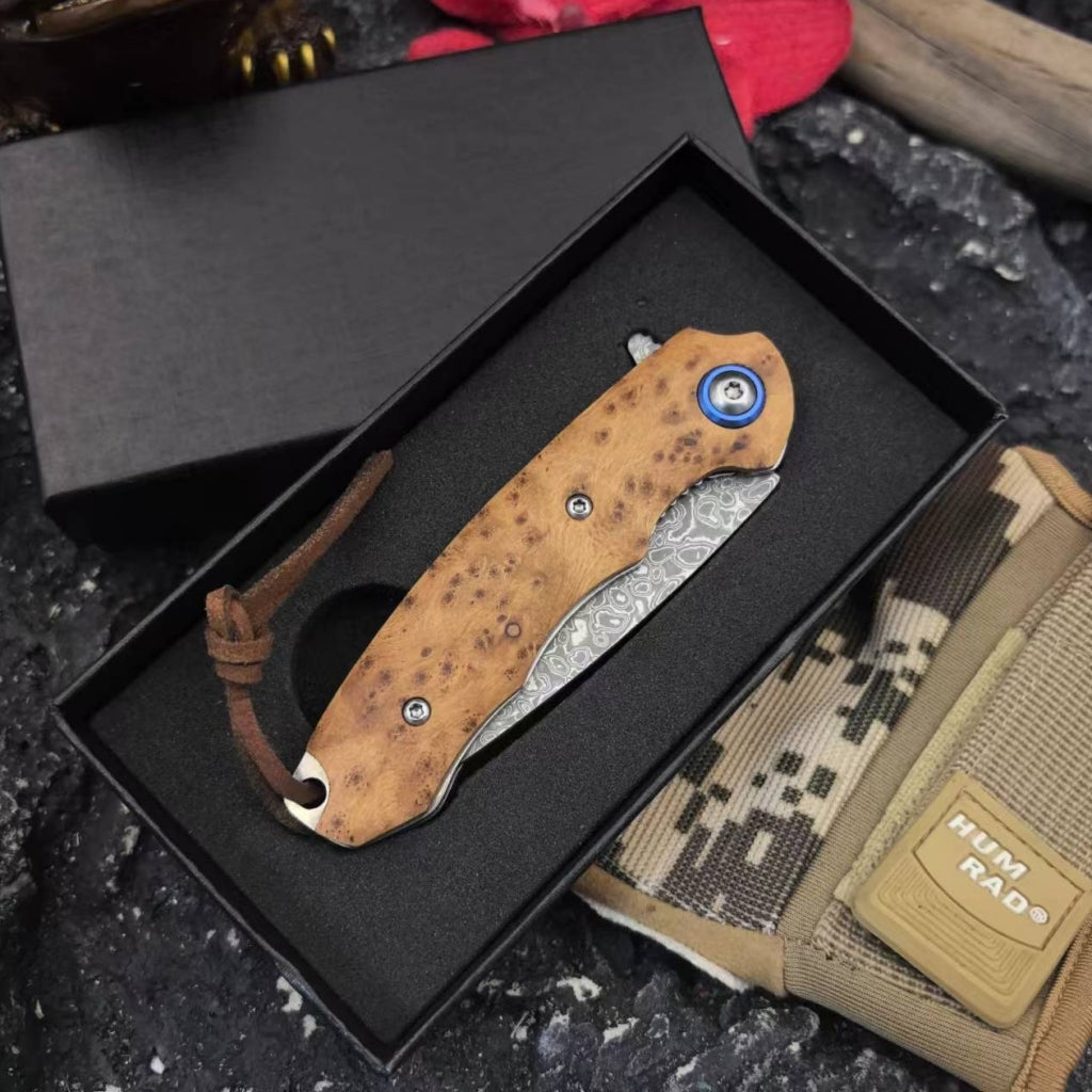 VG10 Damascus Pocket Knife - DMF12 - A reliable and versatile product for various needs