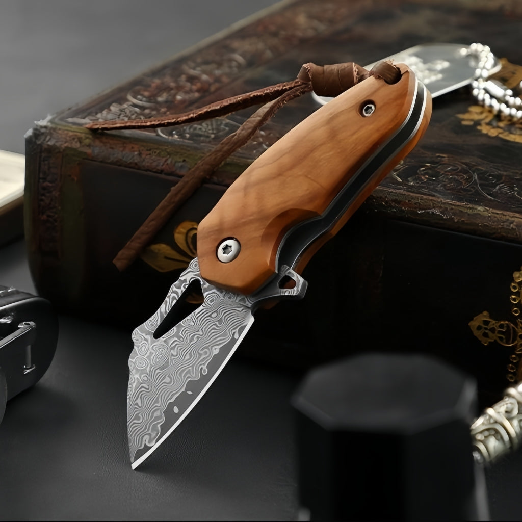 Damascus Steel Mini Knife -DMMN01 - A reliable and versatile product for various needs