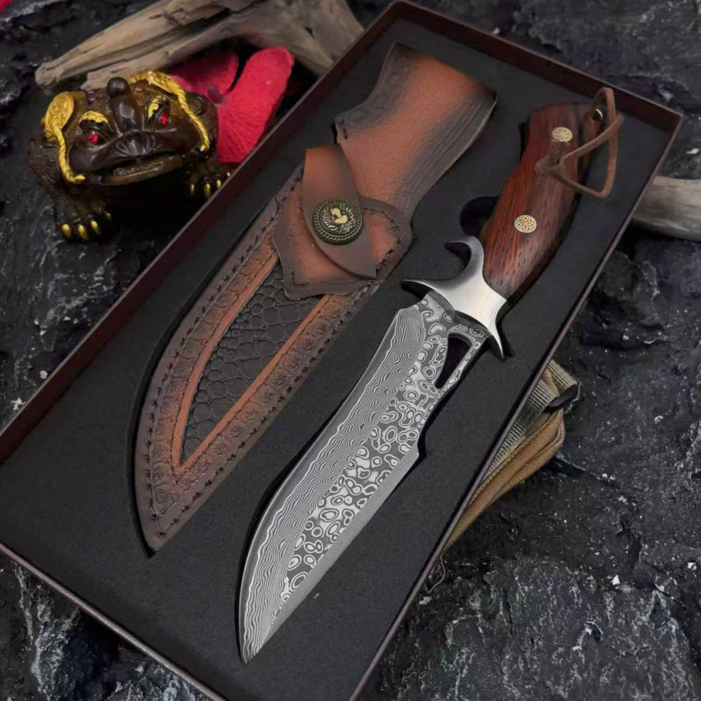 Damascus Steel Fixed Blade Knife - DMS16 - A reliable and versatile product for various needs