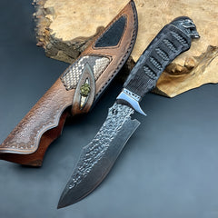 Damascus Steel Fixed Blade Knife - DMS04 - A reliable and versatile product for various needs