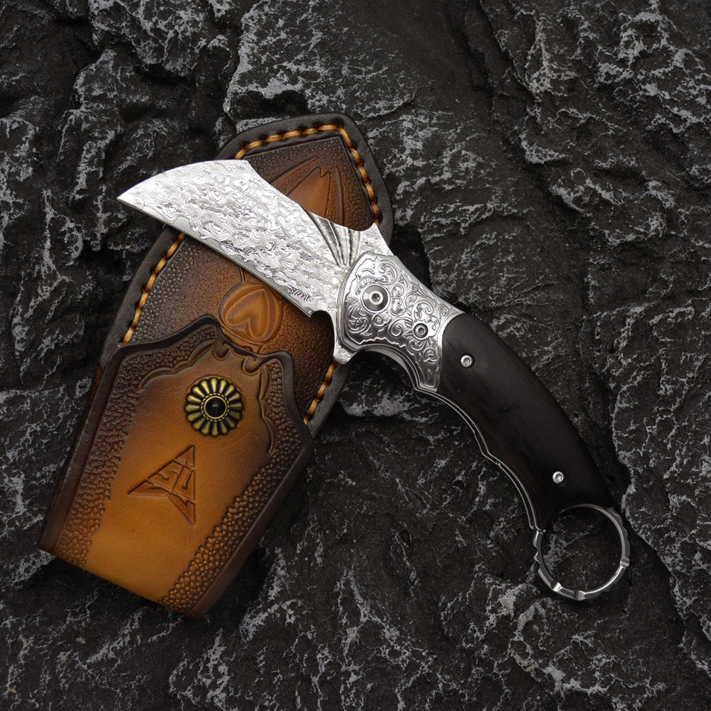 Damascus Claw Knife - DMC04 - A reliable and versatile product for various needs