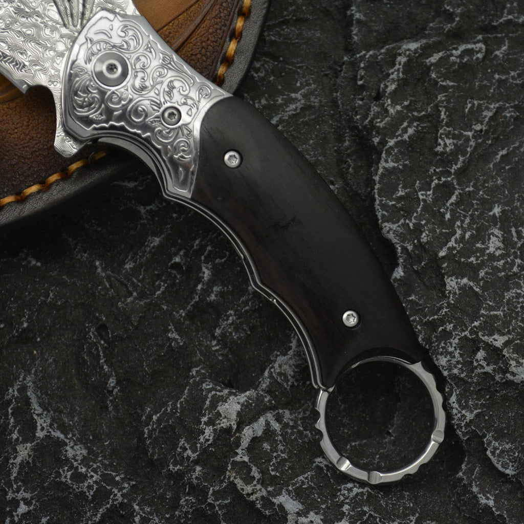 Damascus Claw Knife - DMC04 - A reliable and versatile product for various needs