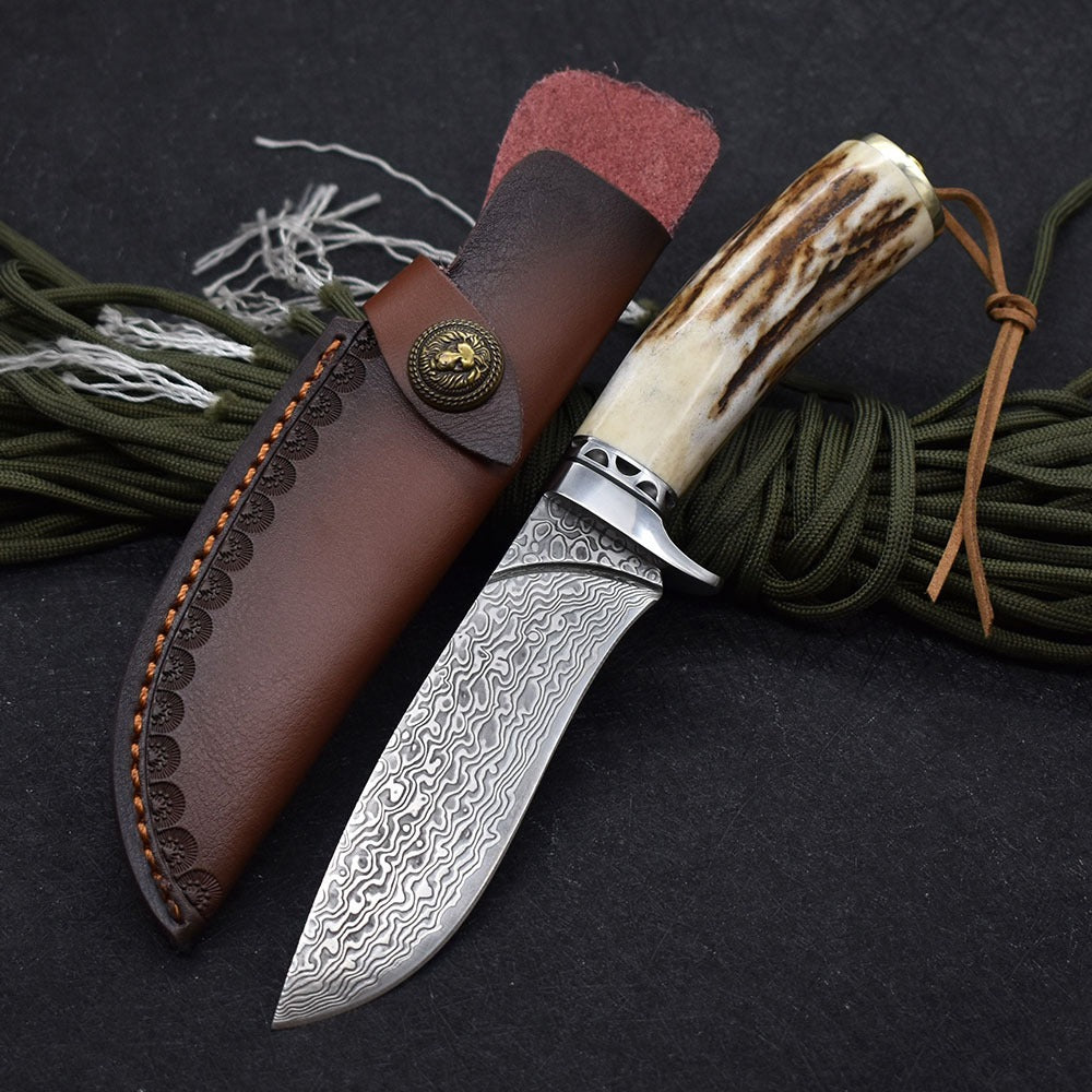 Damascus Hunting Knife - DMS20 - A reliable and versatile product for various needs