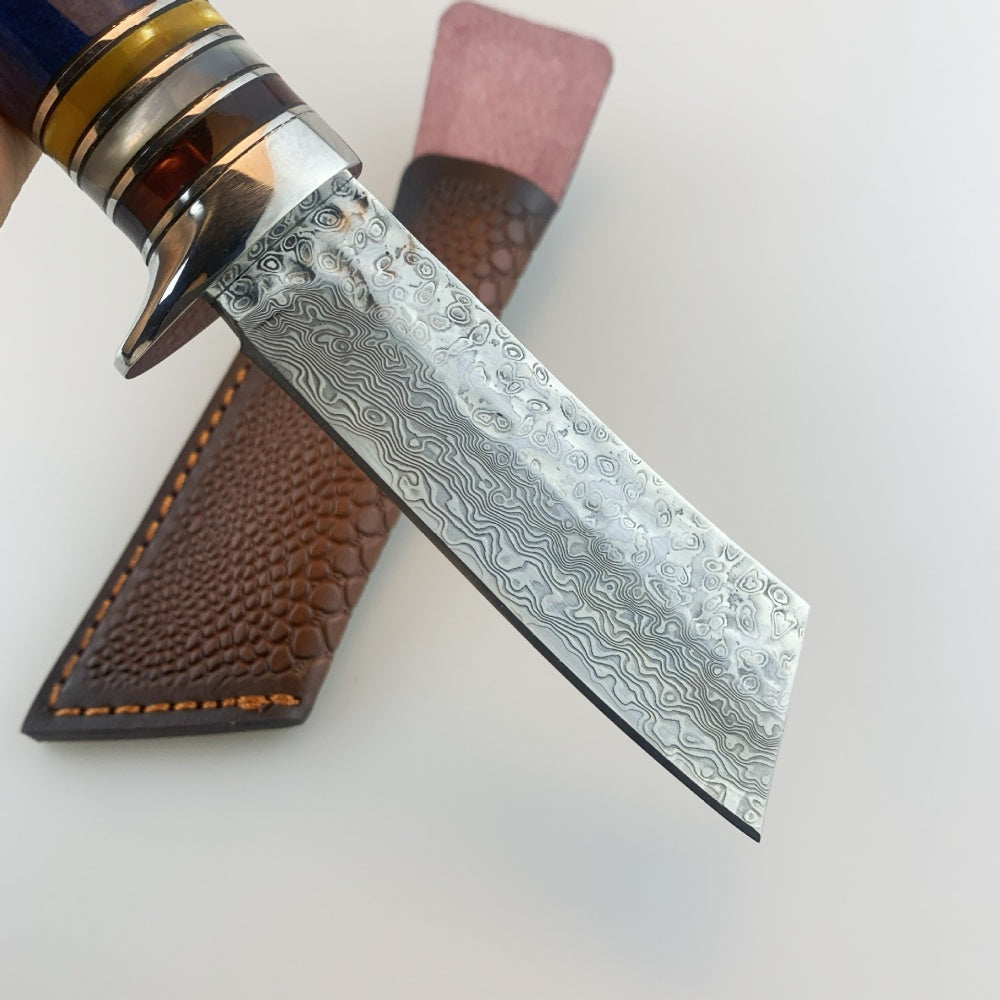 Hand-forged Damascus hunting knife - DMS41 - A reliable and versatile product for various needs