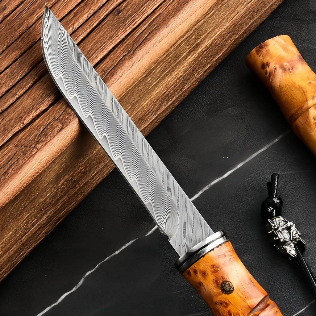 Damascus Hunting Knife - DMS21 - A reliable and versatile product for various needs