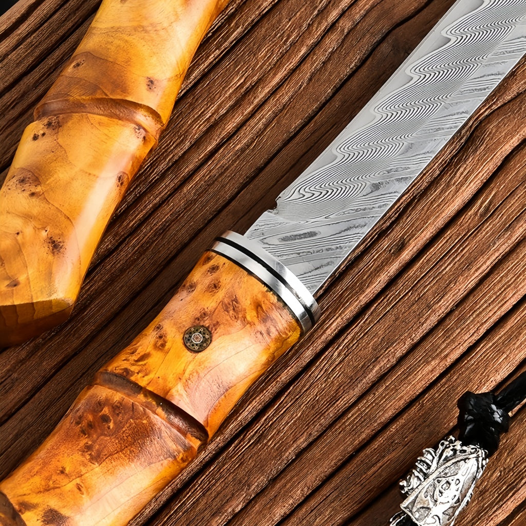 Damascus Hunting Knife - DMS21 - A reliable and versatile product for various needs