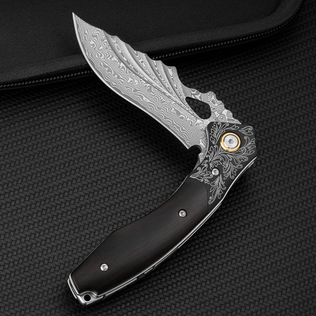 Damascus Claw Knife - DMF01 - A reliable and versatile product for various needs