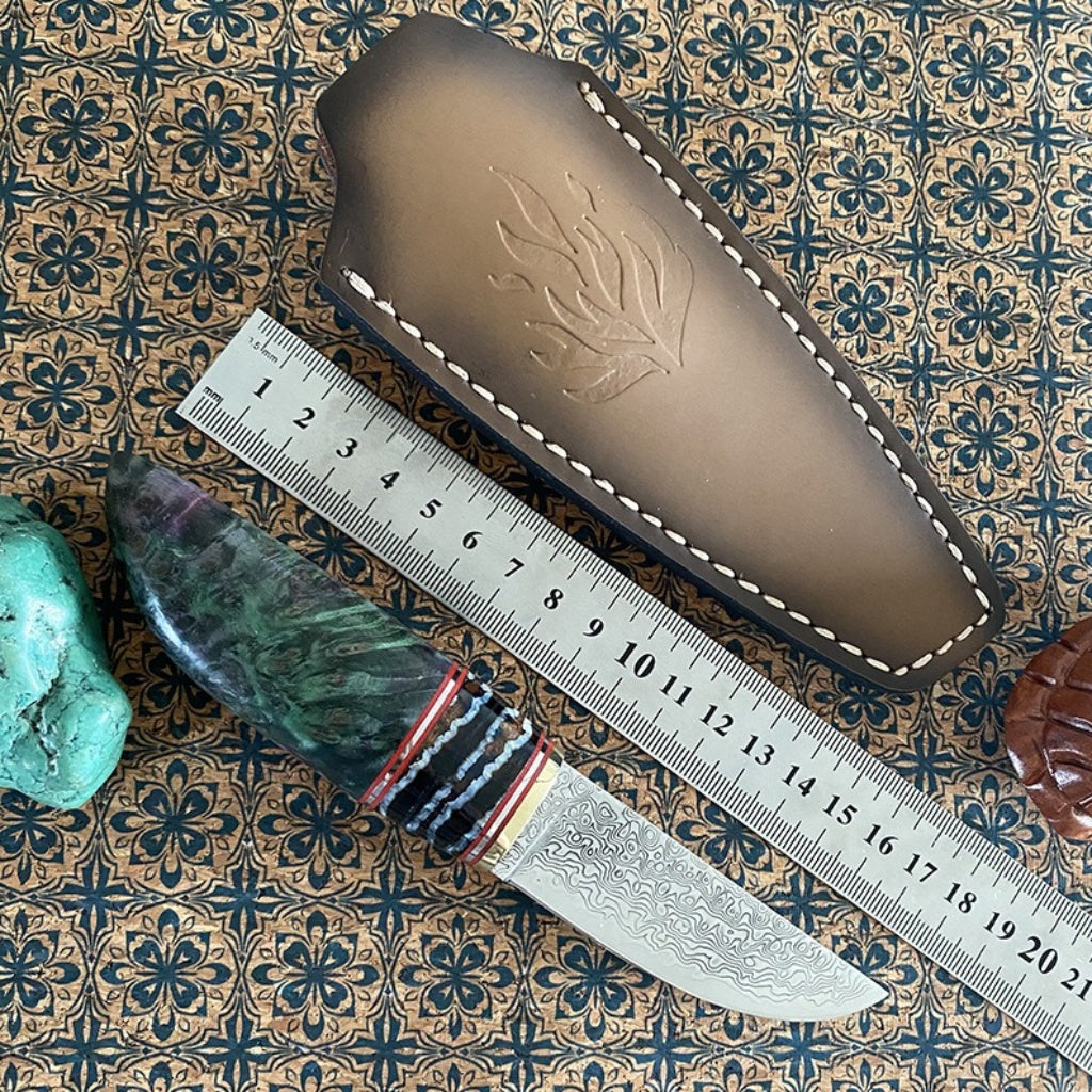 Damascus Steel Fixed Blade Knife - DMS17 - A reliable and versatile product for various needs