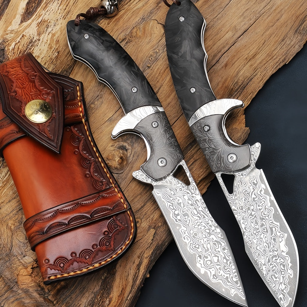 Damascus Pocket Knife - DMF09 - A reliable and versatile product for various needs