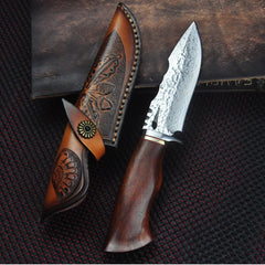 Damascus Steel Fixed Blade Knife-DMS05 - A reliable and versatile product for various needs