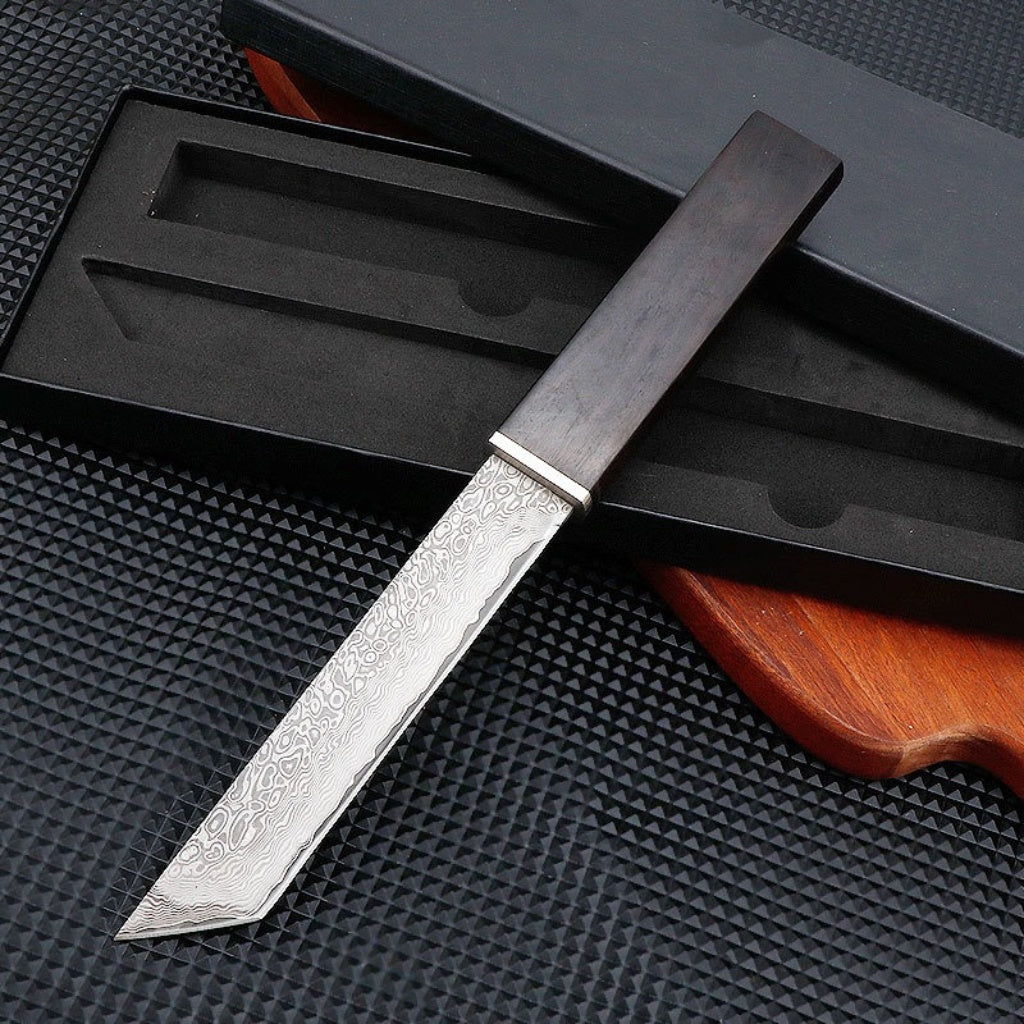 Damascus Outdoor Handmade Straight knife - DMS01 - A reliable and versatile product for various needs