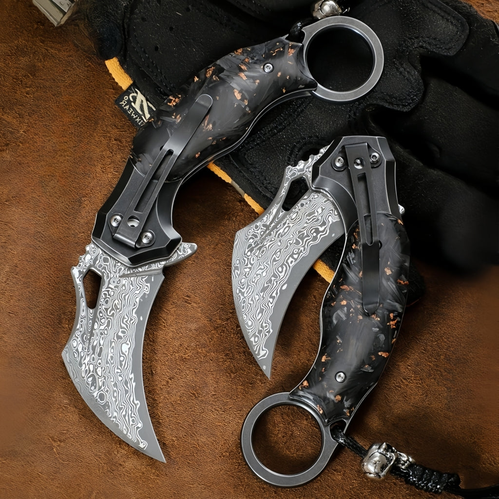 Damascus Claw Knife - DMC02 - A reliable and versatile product for various needs