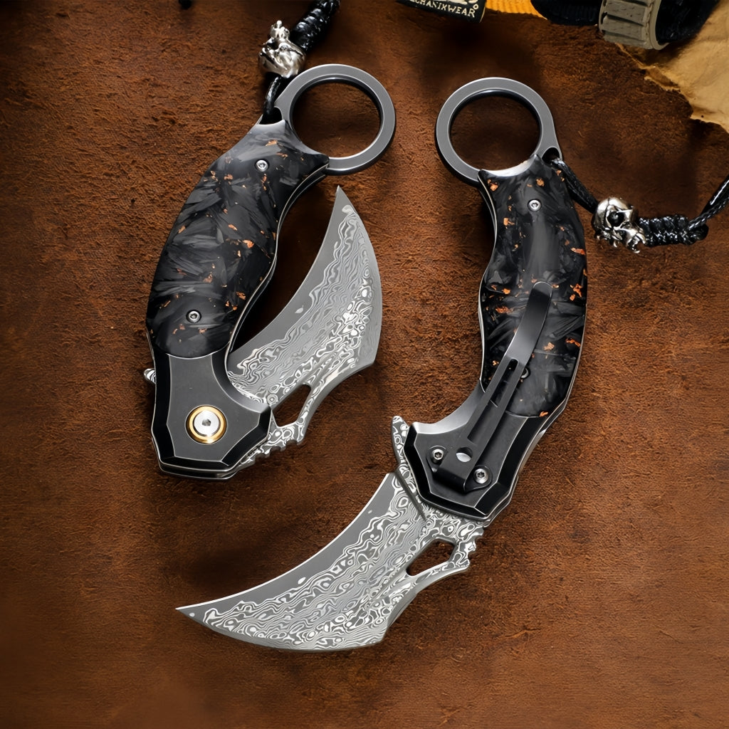 Damascus Claw Knife - DMC02 - A reliable and versatile product for various needs