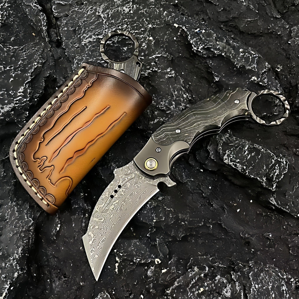 Damascus Claw Knife - DMC03 - A reliable and versatile product for various needs