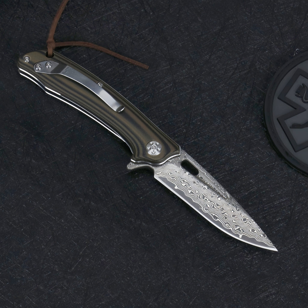 Damascus Folding Knife - DMF05 - A reliable and versatile product for various needs