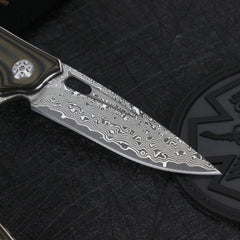 Damascus Folding Knife - DMF05 - A reliable and versatile product for various needs