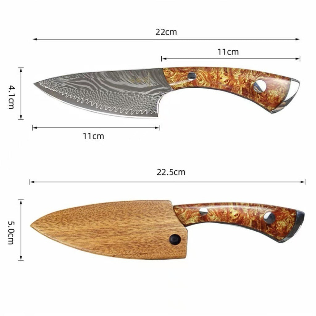 Damascus Steel Fixed Blade Knife - DMS18 - A reliable and versatile product for various needs