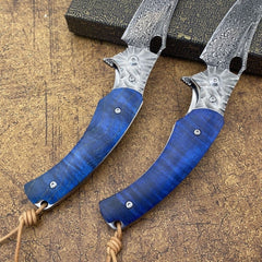 Damascus Pocket Knife - DMF10 - A reliable and versatile product for various needs