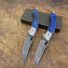 Damascus Pocket Knife - DMF10 - A reliable and versatile product for various needs